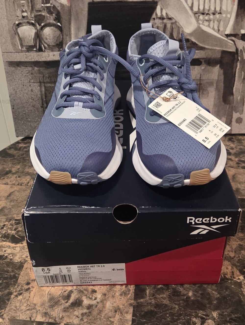 NWT!! Reebok Women’s HIIT TR 2.0 Blue/Gray SZ 8.5